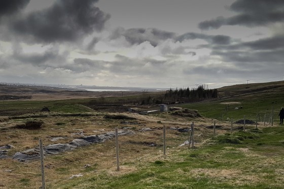 Mosfjeld (Mosfell), udgravning af bygning hvor Egil muligvis boede. Island. Foto: Einar Guðsteinsson 