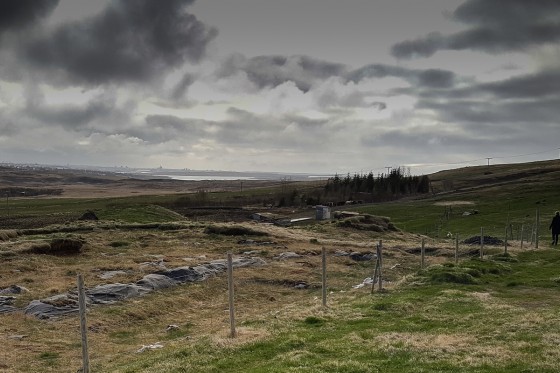 Mosfjeld (Mosfell), udgravning af bygning hvor Egil muligvis boede. Island. Foto: Einar Guðsteinsson