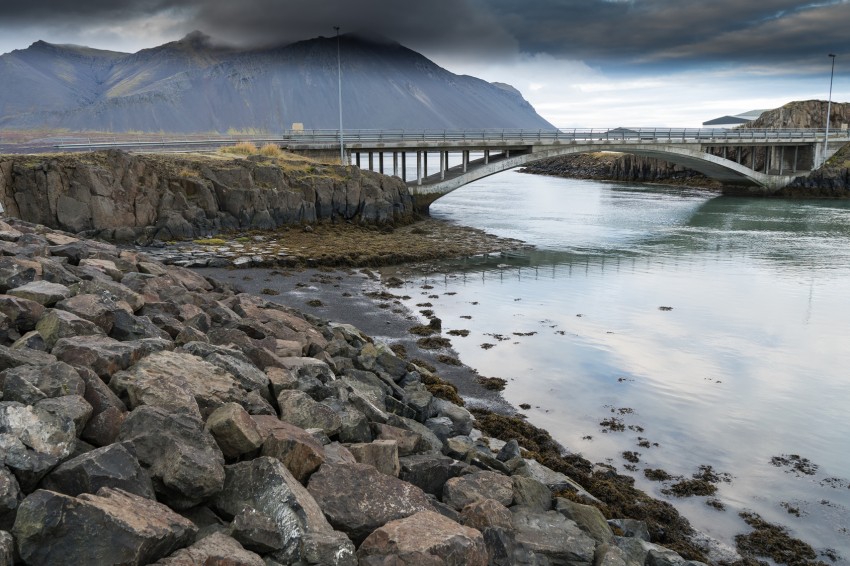 Bragsund (Brákarsund). Foto: Einar Guðsteinsson 